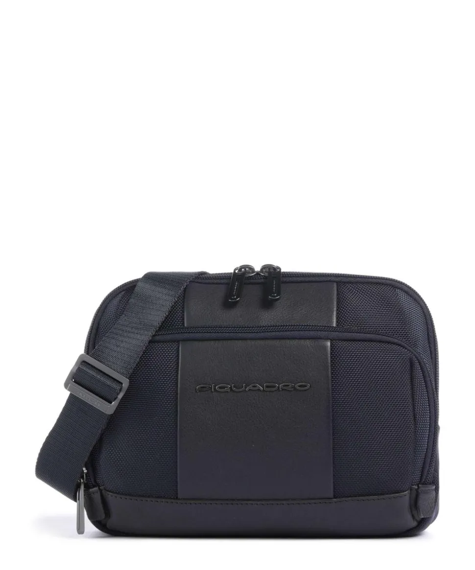 Brief Umhängetasche recyceltes Nylon navy