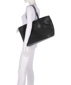 Brigitta Shopper Lederimitat schwarz