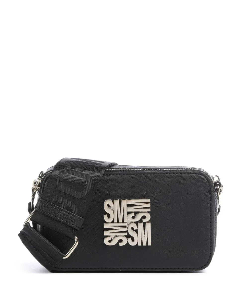 BRISA Umhängetasche Lederimitat schwarz