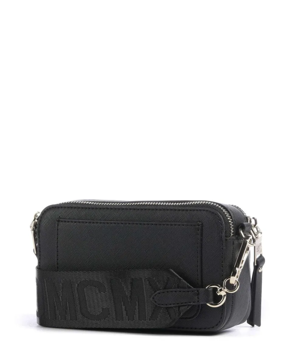 BRISA Umhängetasche Lederimitat schwarz