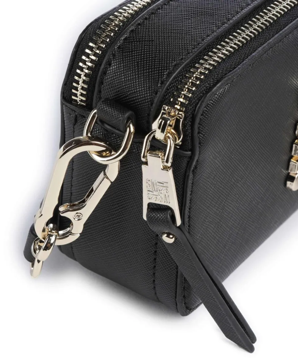 BRISA Umhängetasche Lederimitat schwarz