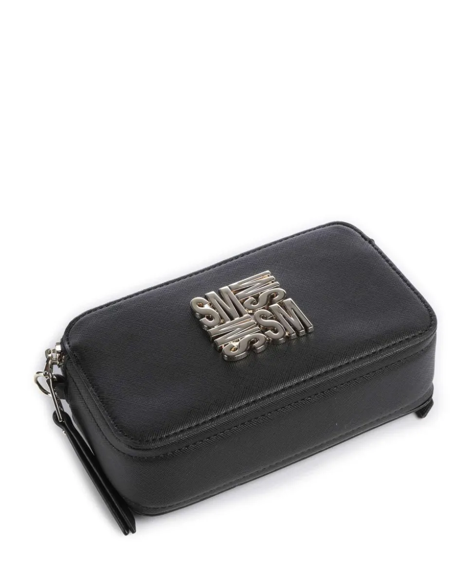 BRISA Umhängetasche Lederimitat schwarz