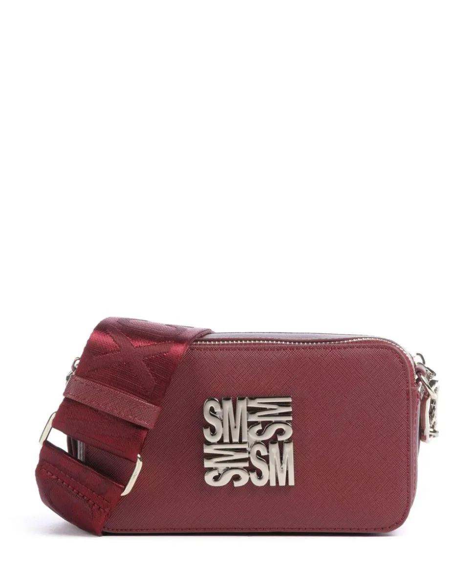 BRISA Umhängetasche Lederimitat dunkelrot