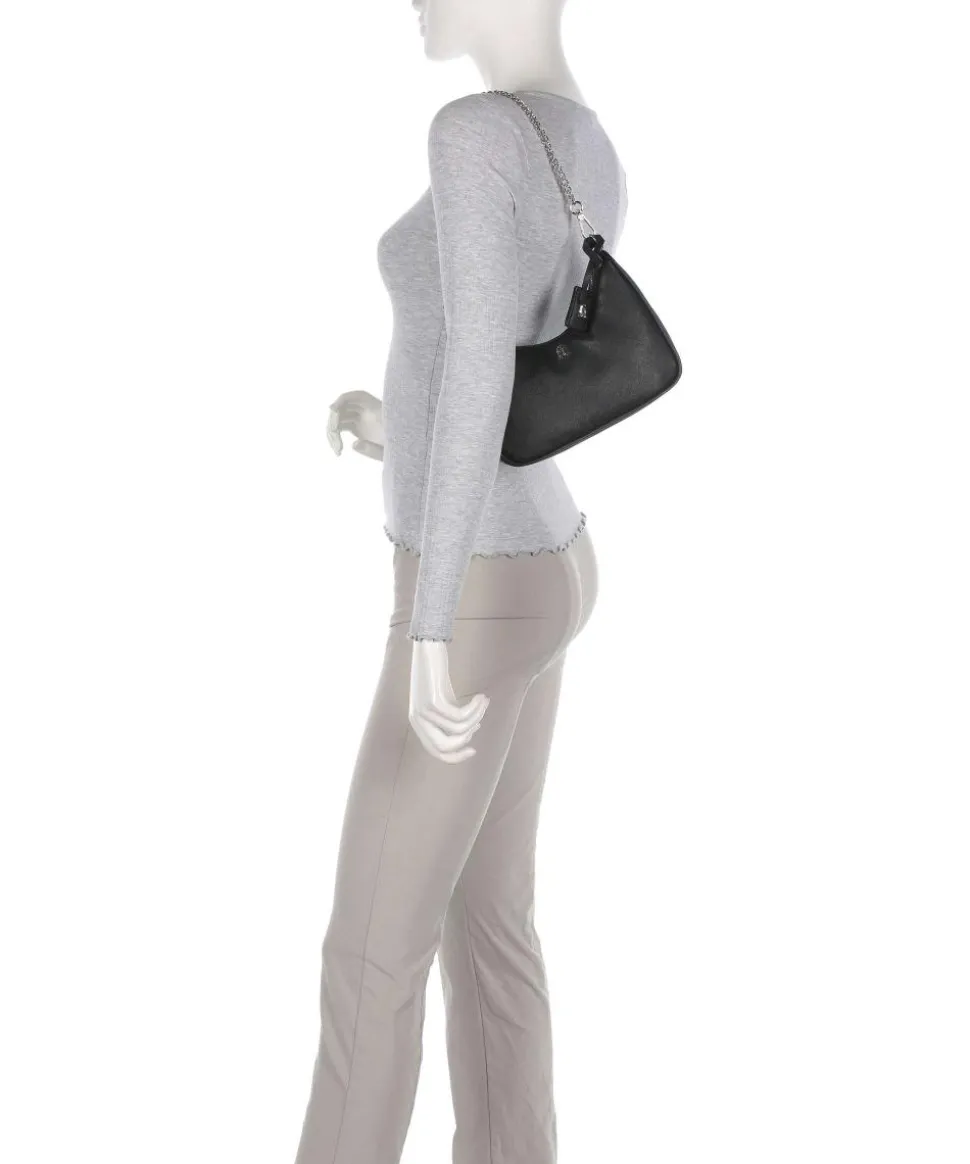 BRISKY-R Schultertasche Lederimitat schwarz