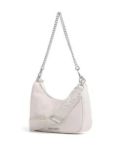 BRISKY-R Schultertasche Lederimitat beige