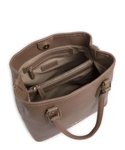 Brixton Handtasche Lederimitat taupe