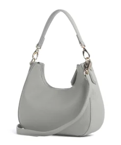 Brixton Schultertasche Lederimitat hellgrau