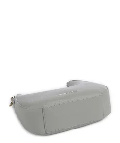 Brixton Schultertasche Lederimitat hellgrau