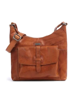 Bronco Beuteltasche Leder cognac