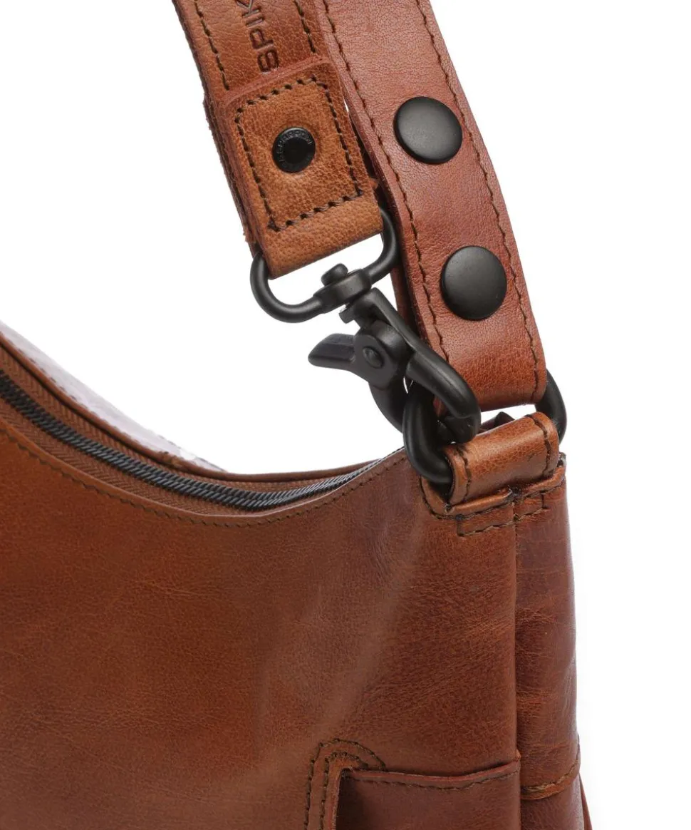 Bronco Sherrill Beuteltasche fein genarbtes Leder cognac