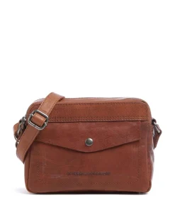 Bronco Umhängetasche Büffelleder cognac