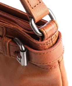 Bronco Umhängetasche Leder cognac