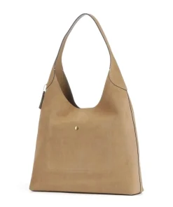 Brooklyn 39 Beuteltasche aufgerautes Rindsleder hellbraun