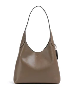 Brooklyn 28 Beuteltasche fein genarbtes Leder braun