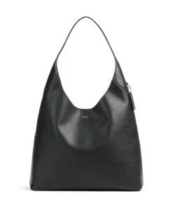 Brooklyn 39 Beuteltasche genarbtes Leder schwarz