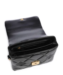 BRUTUS Handtasche Lederimitat schwarz