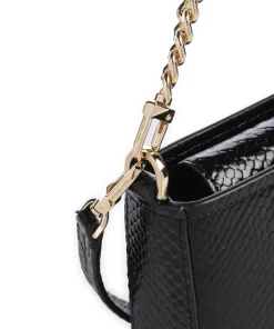 Bryant Small Schultertasche geprägtes Rindsleder schwarz