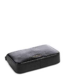 Bryant Small Schultertasche geprägtes Rindsleder schwarz