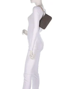 Bryant Small Schultertasche Lederimitat dunkelbraun