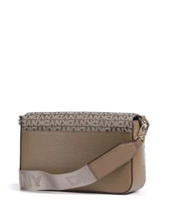 Bryant Umhängetasche Polyester, genarbtes Rindsleder hellbraun