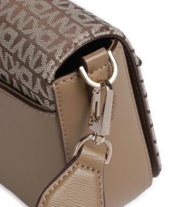 Bryant Umhängetasche Polyester, genarbtes Rindsleder hellbraun