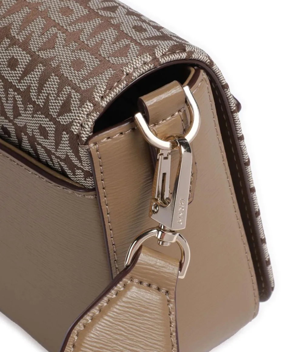 Bryant Umhängetasche Polyester, genarbtes Rindsleder hellbraun