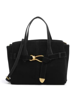 BSOOKIE Handtasche Wildleder schwarz