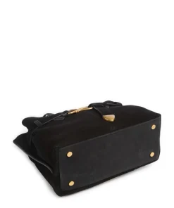 BSOOKIE Handtasche Wildleder schwarz