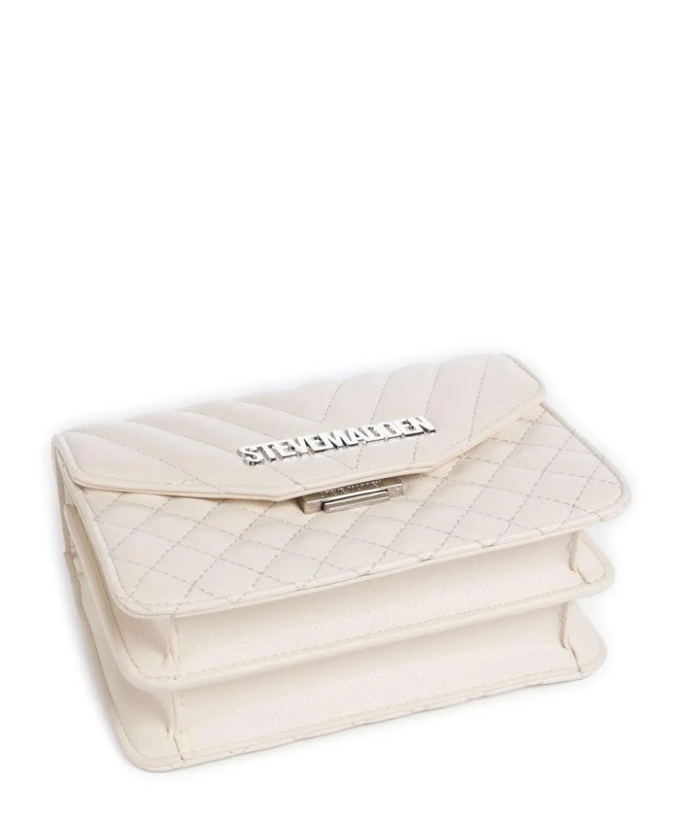 BSTAKE Schultertasche Lederimitat elfenbein