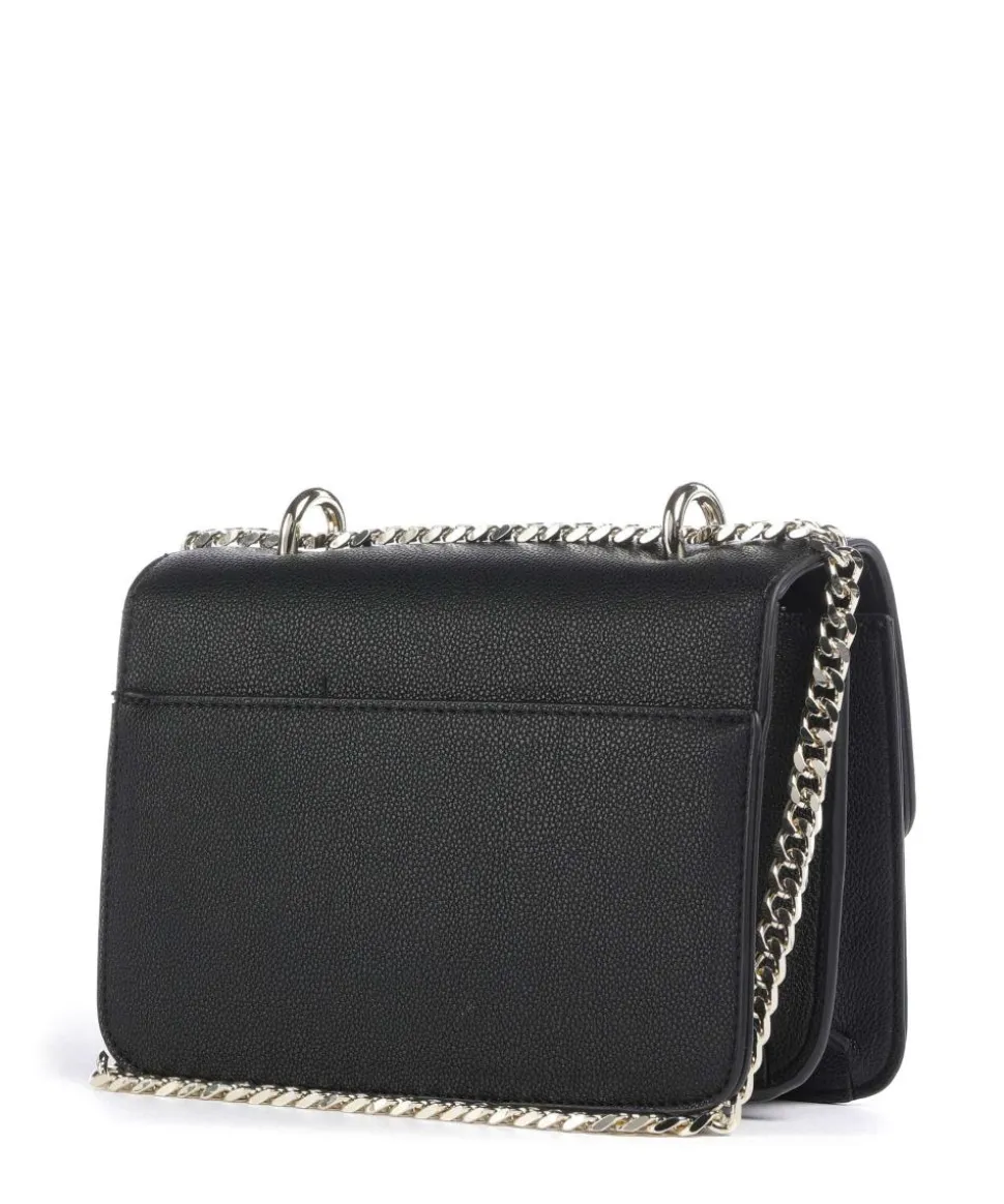 BSTAKES Schultertasche Lederimitat schwarz