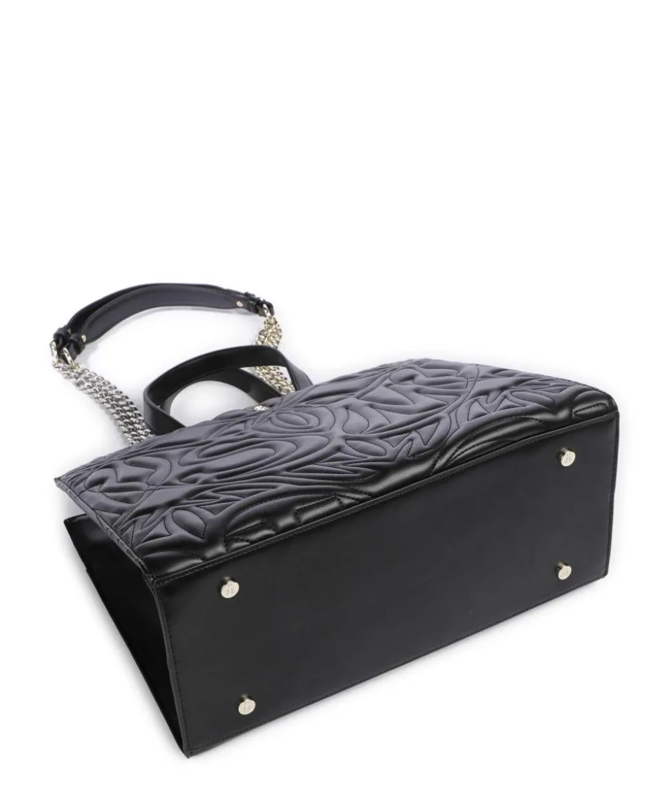 BSTATUSS Handtasche Lederimitat schwarz