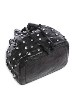 Bucket bag Rindsleder schwarz