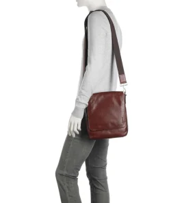 Buddy Umhängetasche 10″ Büffelleder cognac