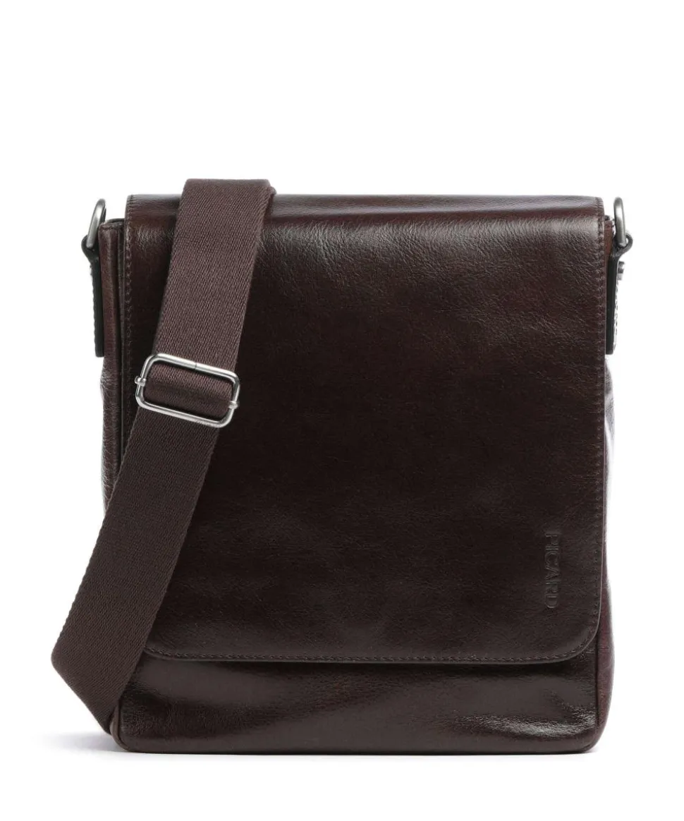 Buddy Umhängetasche 10″ Büffelleder dunkelbraun