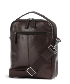 Buddy Umhängetasche Büffelleder dunkelbraun