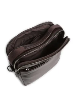 Buddy Umhängetasche Büffelleder dunkelbraun