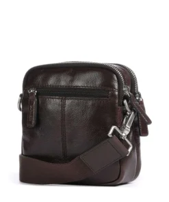 Buddy Umhängetasche Büffelleder dunkelbraun