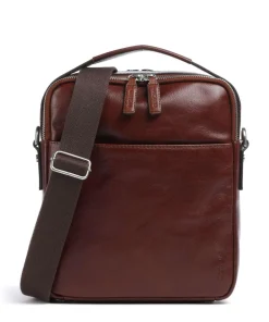 Buddy Umhängetasche Büffelleder cognac