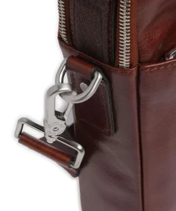 Buddy Umhängetasche Büffelleder cognac