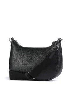 Bulan S Umhängetasche genarbtes Rindsleder schwarz