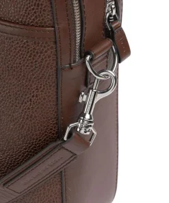 Burin Aktentasche 16″ genarbtes Rindsleder dunkelbraun