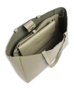 Busin Shopper 14″ genarbtes Rindsleder graugrün