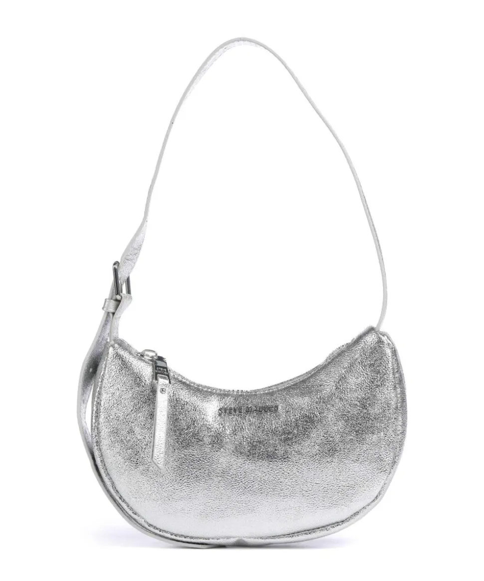 BVESNA Schultertasche Lederimitat silber