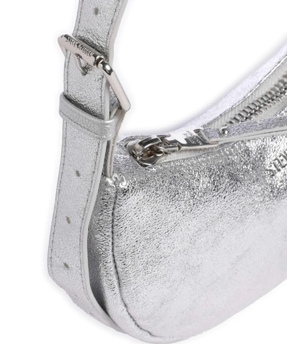 BVESNA Schultertasche Lederimitat silber