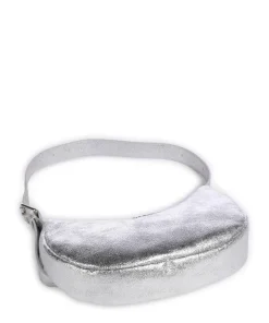 BVESNA Schultertasche Lederimitat silber