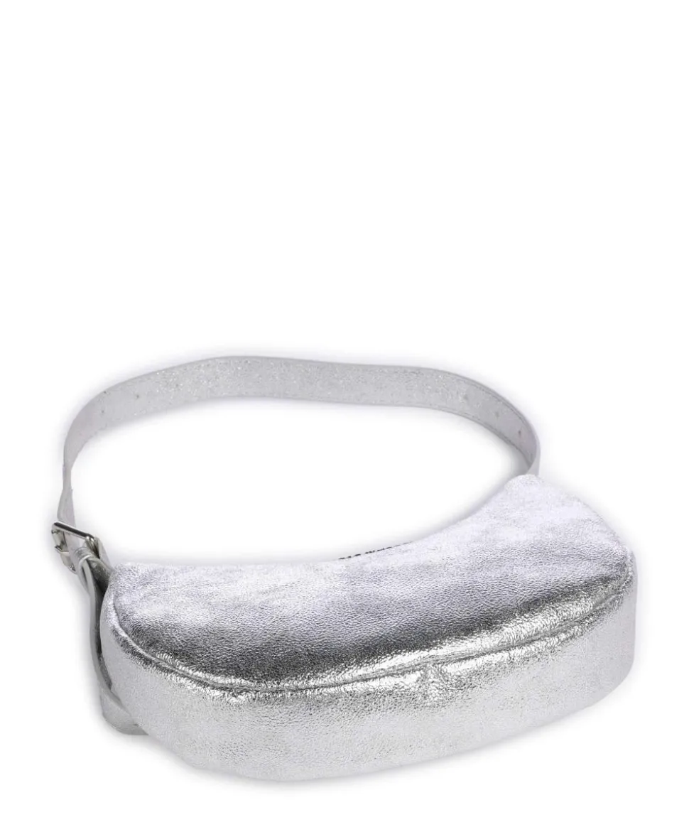 BVESNA Schultertasche Lederimitat silber