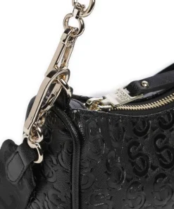 BVICE-E Schultertasche Lederimitat schwarz