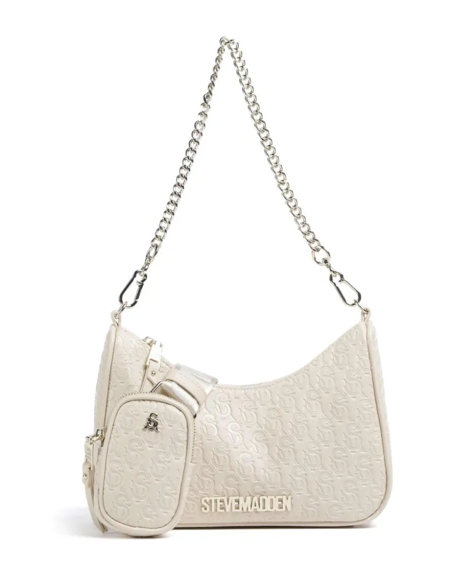 BVICE-E Schultertasche Lederimitat creme