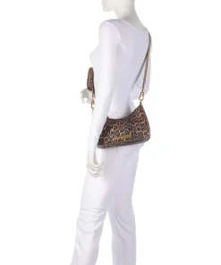 BVICE-L Schultertasche Lederimitat mehrfarbig