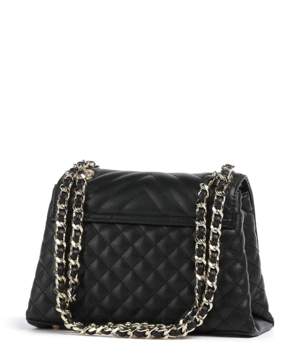 BVOLT Schultertasche Lederimitat schwarz